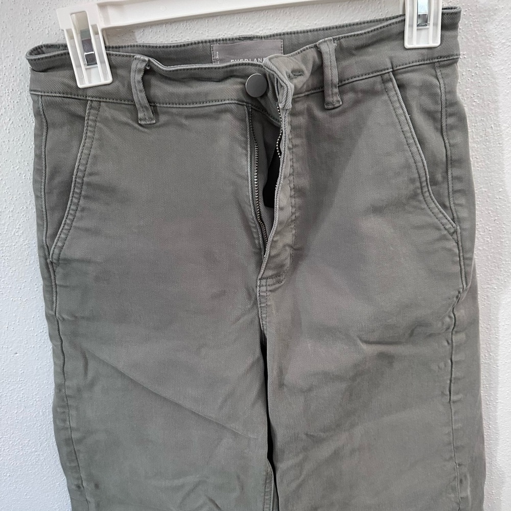 Everlane Gray Denim High-Rise Jeans